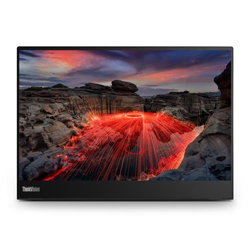 Lenovo ThinkVision M14t Gen 2 LED display 35,6 cm (14") 2240 x 1400 Pixels 2.2K Touchscreen Zwart