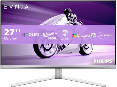 Philips Evnia 8000 27M2N8500 - QHD QD-OLED Gaming Monitor - 360hz - 27 inch