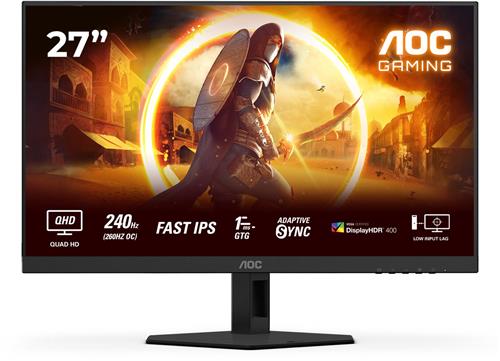 AOC G4 Q27G4ZR - QHD Gaming Monitor - 27 inch - 240Hz - 260hz OC - 27 inch