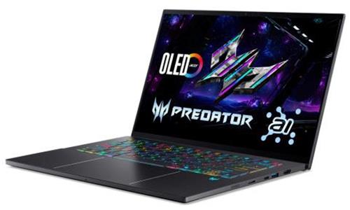 Acer Predator Triton 14 AI PT14-52T-907N Copilot+ PC Intel Core Ultra 9 288V Laptop 36,8 cm (14.5") Touchscreen WQXGA+ 32 GB LPDDR5x-SDRAM 2 TB SSD NVIDIA GeForce RTX 5070 Wi-Fi 7 (802.11be) Windows 11 Home Zwart