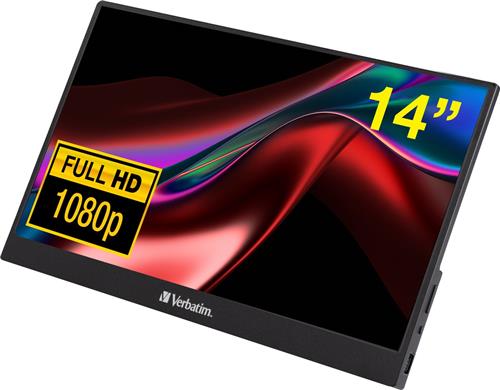 Verbatim PM-14 Portable Monitor 14" IPS FHD USB-C HDMI