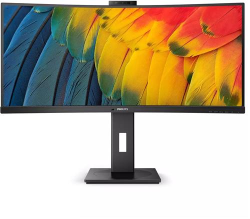 Philips 34B1U5600CH- Ultrawide Webcam Monitor - USB-C - RJ45 - 120hz - 34 inch