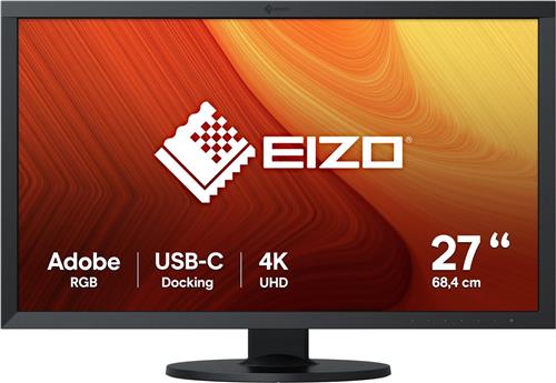 EIZO CS2740 27inch IPS LCD 4K UHD wide gamut 3840x2160 16:9 350cd/m2 USB-C Display Port HDMI incl. ColorNavigator black