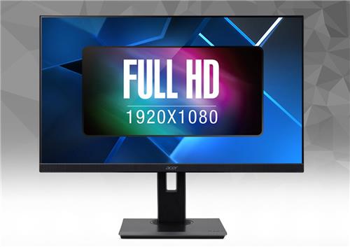 B247YCbmipruzx - 60cm (23.8'') ZeroFrame 16:9 4ms 250nits IPS LED VGA HDMI DP USB3.1 Type C(60W) MM Audio out USB3.1 (1Up 4Down) Hub Height adj. Pivot EURO EMEA TCO Black Acer EcoDisplay