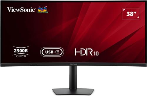 Viewsonic VA3820C LED display 96,5 cm (38") 3840 x 1600 Pixels Wide Quad HD+ Zwart