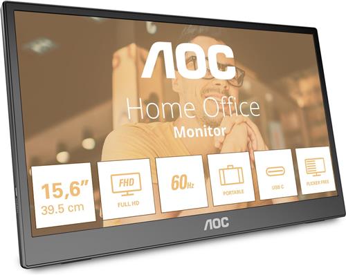 AOC T2 16T3EA - Full HD Monitor - 60hz - 15.6 inch