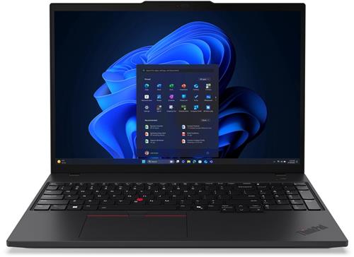 Lenovo ThinkPad T16 Gen 4 (Intel) Intel Core Ultra 5 225U Laptop 40,6 cm (16") WUXGA 16 GB DDR5-SDRAM 512 GB SSD Wi-Fi 6E (802.11ax) Windows 11 Pro Engels Zwart