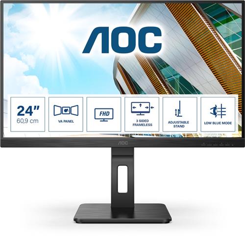 Monitor AOC 24P2QM LED 23,8" VA Flicker free