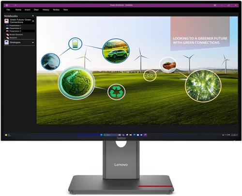 Lenovo ThinkVision P27Q-40 LED display 68,6 cm (27") 2560 x 1440 Pixels Quad HD Zwart
