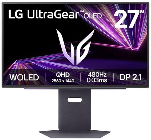 LG UltraGear 27GX790A-B - OLED Gaming Monitor - 480Hz - 0.03ms - Displayport 2.1 - 27 inch