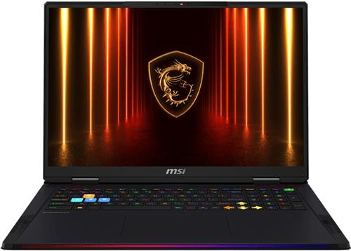 MSI Raider A18 HX A9WJG-014NL - Laptop - 18" - 3840 x 240 @ 120 Hz - AMD Ryzen 9 9955HX3D - 64 GB DDR5 - 2 TB SSD - NVIDIA GeForce RTX 5090 - Wi-Fi 7 - Windows 11 Home - Qwerty - Zwart