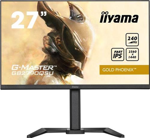 iiyama G-Master GB2790QSU-B5 Gold Phoenix - 27 Inch - IPS - QHD - 240Hz - 1ms - In hoogte verstelbaar