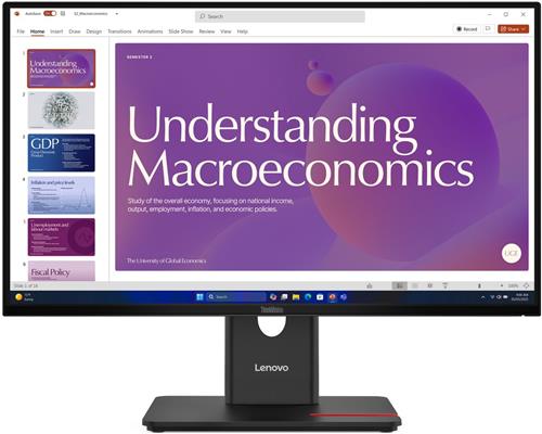 Lenovo ThinkVision T24D-40 LED display 60,5 cm (23.8") 1920 x 1080 Pixels Full HD LCD Zwart