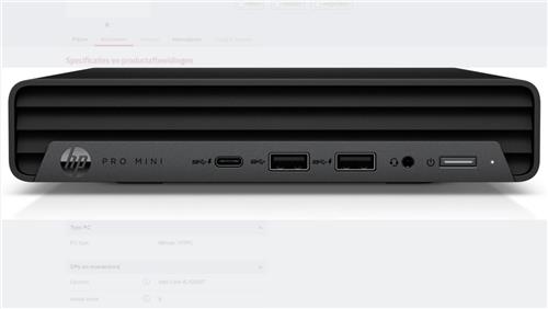 HP Pro Mini 400 G9 - i5-14500T - 16GB - 512GB SSD - Wifi/BT- W11P NL - QWERTY US/int toetsenbord