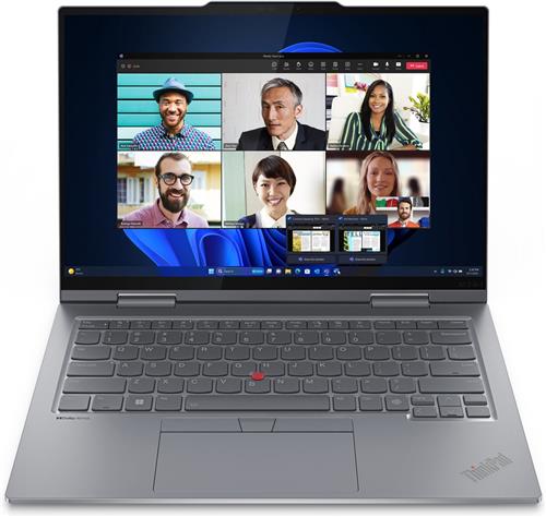 Lenovo ThinkPad X1 2-in-1 Gen 9 Intel Core Ultra 7 155U Hybride (2-in-1) 35,6 cm (14") Touchscreen WUXGA 32 GB LPDDR5x-SDRAM 1 TB SSD Wi-Fi 6E (802.11ax) Windows 11 Pro Engels Grijs