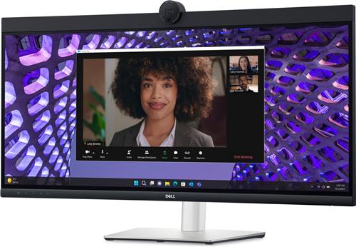 DELL P Series P3424WEB computer monitor 86,7 cm (34.1") 3440 x 1440 Pixels 4K Ultra HD LCD Zwart