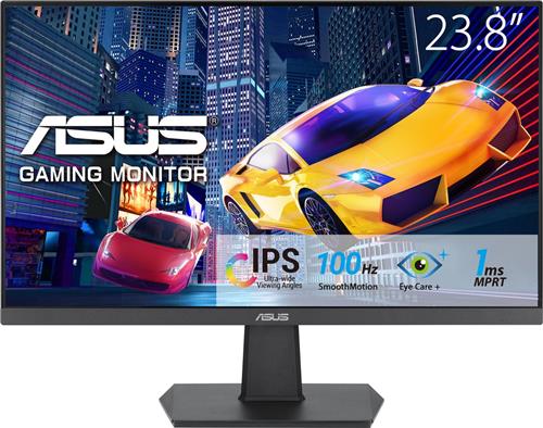 ASUS VA24EHF Eye Care Gaming Monitor - FHD IPS Monitor - 100Hz 1ms - 23.8 Inch