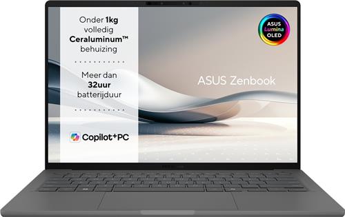 ASUS Zenbook A14 UX3407QA-QD220W - Copilot+ Laptop - 14 inch