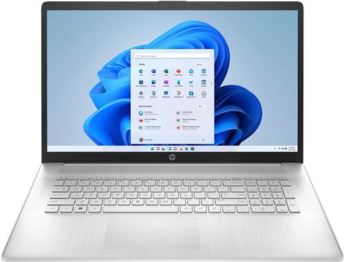 HP 17-cp3114nw AMD Ryzen 7 7730U Laptop 43,9 cm (17.3") Full HD 16 GB DDR4-SDRAM 512 GB SSD Wi-Fi 6 (802.11ax) Windows 11 Home Zilver