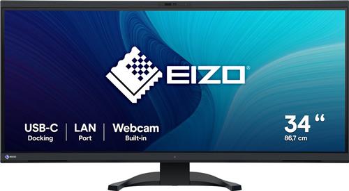 EIZO FlexScan EV3450XC-BK LED display 86,6 cm (34.1") 3440 x 1440 Pixels UltraWide Quad HD Zwart