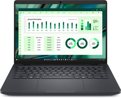 DELL Pro Max 14 MC14250 Intel Core Ultra 7 265H Mobiel werkstation 35,6 cm (14") Touchscreen Full HD+ 32 GB LPDDR5x-SDRAM 1 TB SSD NVIDIA RTX PRO 500 Blackwell Wi-Fi 7 (802.11be) Windows 11 Pro US International Zwart