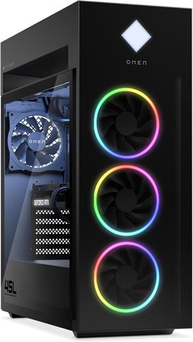 HP OMEN 45L GT22-3225nd - Gaming Desktop - Intel Core Ultra 9 285K - 64GB DDR5 RGB RAM - 3TB SSD (2TB + 1TB) - NVIDIA GeForce RTX 5090 32GB - 360mm Liquid Cooling - Windows 11 Home - Zwart