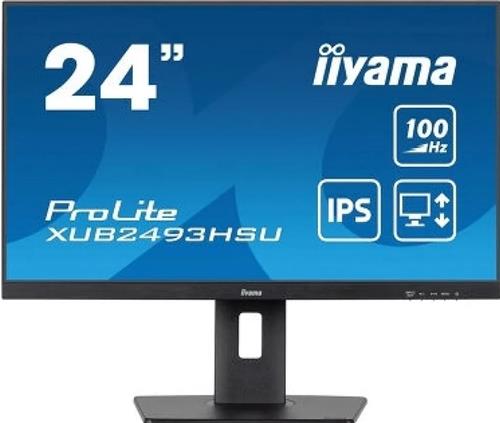 iiyama ProLite XUB2493HSU-B7 - 24 inch - Full HD - IPS - USB-Hub (2x) - Verstelbaar