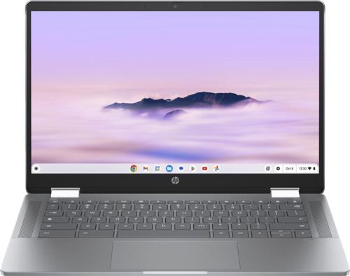 HP Chromebook x360 14b-cd0802nd Intel® Core i3 i3-N305 35,6 cm (14") Touchscreen Full HD 8 GB LPDDR5-SDRAM 256 GB UFS Wi-Fi 6 (802.11ax) ChromeOS Zilver