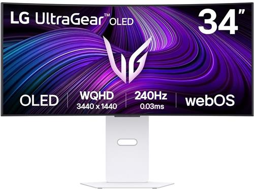 LG 34GX900A-B WQHD OLED Curved - 240Hz, 0.03ms (GtG) - DisplayHDR True Black 400 - USB-C 65W - HDMI 2.1 - 34 Inch