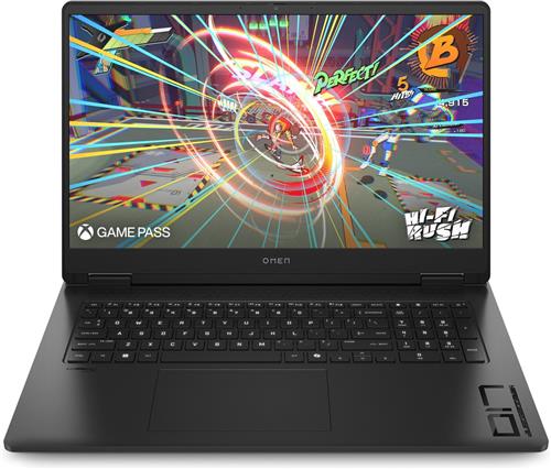 HP Omen Gaming 17-db0010nd - Laptop 17.3" IPS 1920 x 1080 (Full HD) @ 144 Hz - AMD Ryzen 5 8645HS tot 5 GHz - Windows 11 Home - NVIDIA GeForce RTX 4050 - 16 GB RAM - 512 GB SSD - Wi-Fi 6, Bluetooth 5.3 - tsb Qwerty Nederlands - Zwart