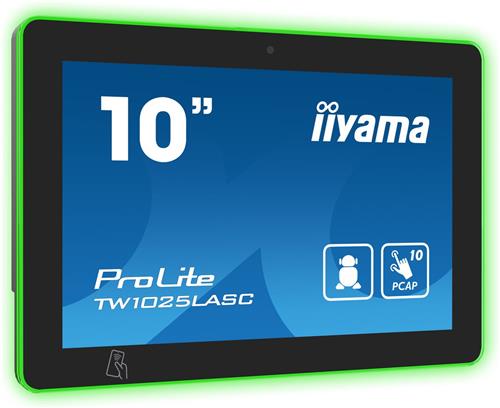 iiyama ProLite TW1025LASC-B1PNR - 10 inch - 1280x800 - IPS - Touch - RJ45 - Android 12