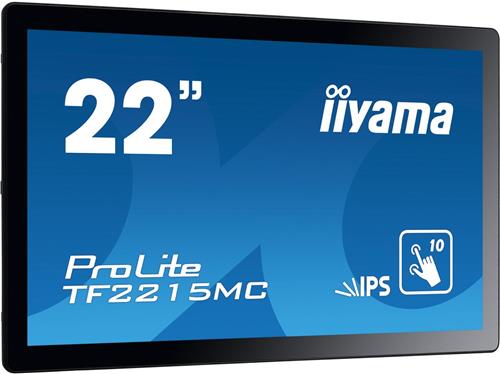 iiyama ProLite TF2215MC-B2 computer monitor 54,6 cm (21.5) 1920 x 1080 Pixels Full HD LED Touchscreen Multi-gebruiker Zwart