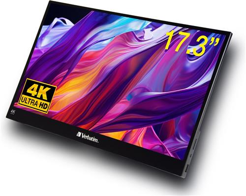Verbatim - Portable Monitor Ultra HD 4K - 17.3
