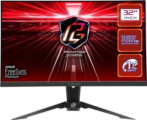 ASROCK PG32QF2B - 31.5p QHD - 165Hz - 1ms - 2X HDMI - 1x DP