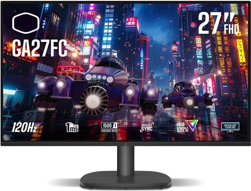Cooler Master Gaming GA27FC computer monitor 68,6 cm (27") 1920 x 1080 Pixels Full HD Zwart