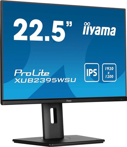 iiyama ProLite XUB2395WSU-B5 - 23 Inch - IPS - WUXGA - USB-hub - In hoogte verstelbaar