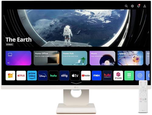LG MyView Smart 27U511SA-W - Full HD IPS Smart Monitor - Smart TV - Wi-Fi - Apple AirPlay - WebOS - 27 Inch