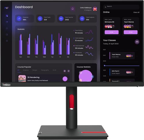 Lenovo ThinkVision T24i-30 - LED display Full HD Monitor - 23.8 Inch
