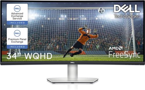 DELL S Series S3423DWC - WQHD VA Curved 100Hz Monitor - 34 Inch