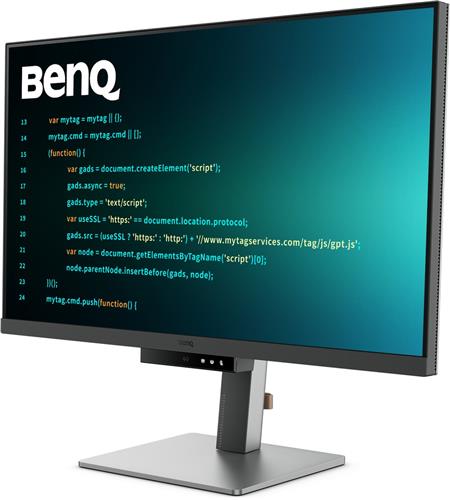 BenQ RD320U 32 4K 3840 x 2160 Programmeermonitor met 2000:1 contrastratio - Nano Matte Panel - MoonHalo - 90W USB-C - Codeermodi - Night Hours Protection - Ergonomisch design- Eye Care-technologie