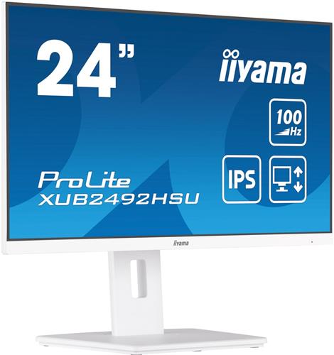 iiyama ProLite XUB2492HSU-W6 - 24 Inch - IPS - Full HD - USB-hub - Verstelbaar