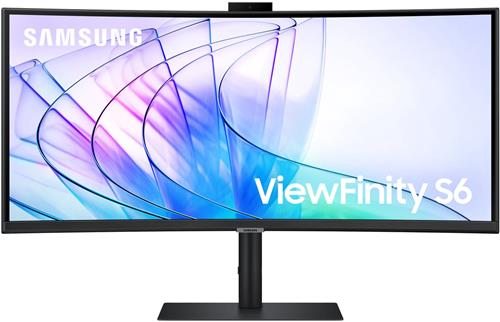 Samsung ViewFinity LS34C652VAUXEN - Ultrawide USB-C Monitor - KVM - Webcam - 34 inch