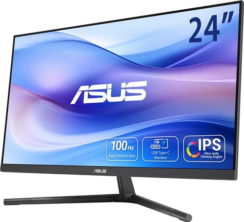 ASUS VU249CFE-B - Full HD IPS Monitor - USB-C 15w - 100hz - Lichtsensor - 24 inch