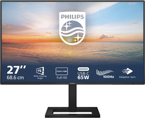 Philips 27E1N1300AE - Full HD USB-C Monitor - 65w - 27 inch