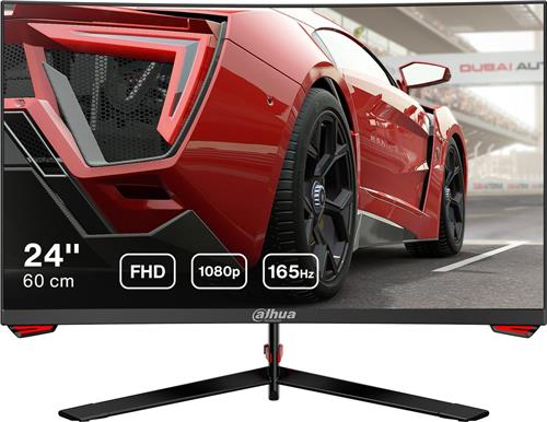 Dahua LM24-E230C - Curved Full HD VA Gaming Monitor - 24 inch - 165hz - 1ms - Inclusief DisplayPort kabel