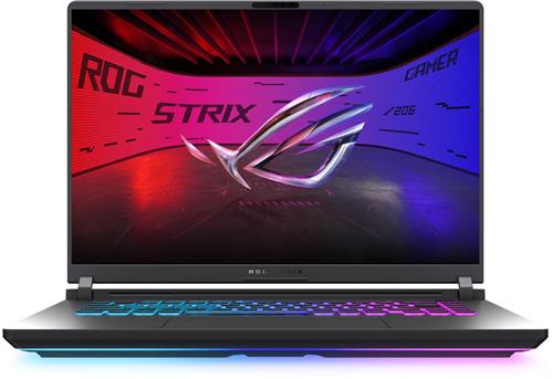 ASUS ROG Strix G16 G615LR-S5160W - Laptop - 16" WQXGA - Intel Core Ultra 9 275HX - NVIDIA GeForce RTX 5070 Ti - 32 GB DDR5 - 1 TB SSD - Windows 11 Home - QWERTY - grijs