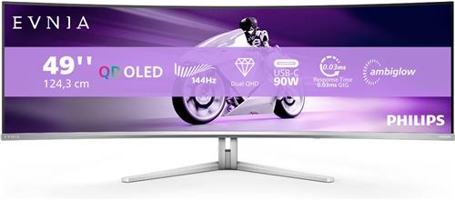 Philips Evnia 8000 49M2C8900L - Ultrawide QD-OLED Gaming Monitor - 144hz - 49 inch