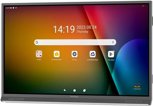 Viewsonic ViewBoard 52serie touchscreen - 75inch - 4K - Android 13.0 - IR 400 nits - 2x20W + sub 20W + array mic - 8/64GB