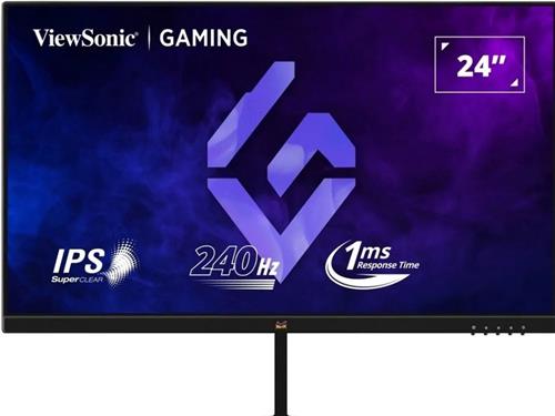 ViewSonic VX2479A-HD-PRO - Gaming Monitor 24" (23.8" zichtbaar) - 1920 x 1080 Full HD - IPS - 250 cdm² - 1000:1 - HDR10 - 1 ms - 2xHDMI, DisplayPort