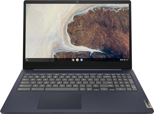 Lenovo IdeaPad 3 Chrome 15IJL6 Intel® Celeron® N N4500 Chromebook 39,6 cm (15.6") Full HD 8 GB LPDDR4x-SDRAM 128 GB eMMC Wi-Fi 6 (802.11ax) ChromeOS Engels Blauw